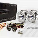 Blue Halo Fog Lamp Angel Eye Driving Light Kit for 2006-2009 Toyota 4Runner