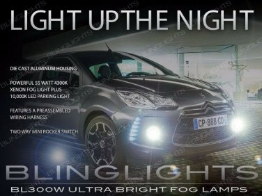 Xenon Halogen Fog Lamps Driving Lights Kit For Citroen DS3 Citro&Atilde;&laquo;n