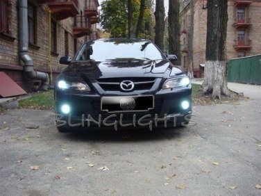 Xenon Halogen Fog Lamps Driving Lights Kit For 2005-2007 Mazdaspeed 6