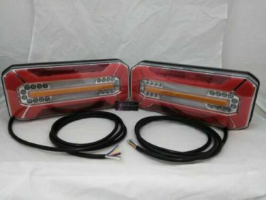 WA&Aring;� W185DD Euro Spec Universal Multifunctional LED Tail Lamp Light Set of 2