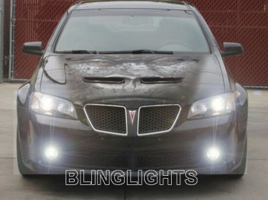 Blue Halo Fog Lamps Kit Lights For 2008-2009 Pontiac G8 08 09 driving gt
