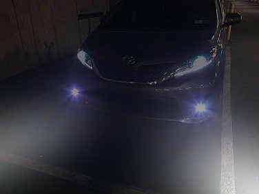 Xenon Halogen Fog Lamps Driving Lights Kit for 2016 2017 Toyota Sienna 16 17