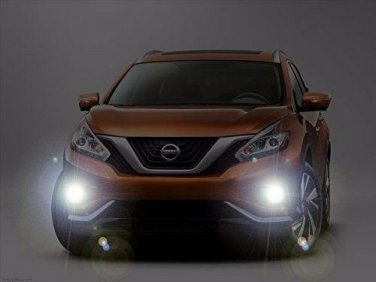 Xenon Halogen Fog Lamps Driving Lights Kit for 2015-2017 Nissan Murano 15 16 17