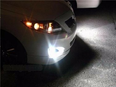 Non-Halo E140 Fog Lamp Driving Light Kit+ Harness for 2009 2010 Toyota Corolla