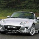 White LED Halo Fog Lamps Driving Lights for 2009 - 2012 Mazda MX-5