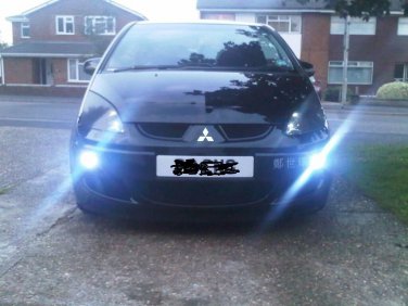Xenon Halogen Fog Lamps Driving Lights For 2008-2012 Mitsubishi Colt CZT