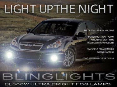 Xenon Halogen Driving Lights Fog Lamps Kit for 2013 2014 Subaru Legacy 13 14
