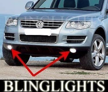 Xenon Halogen Fog Lamps Driving Lights For 2008-2010 Volkswagen VW Touareg