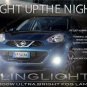 Xenon Halogen Fog Lamps Driving Lights Kit for 2014-2016 Nissan March K13c