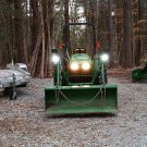 LED Flood Pattern Auxiliary Lights Kit for John Deere Tractor Mower Etc.