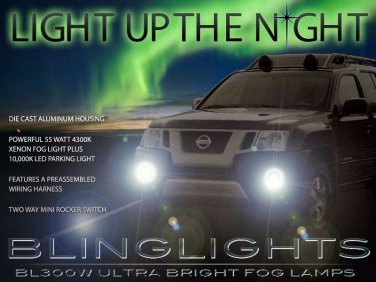 Xenon Halogen Fog Lamp Driving Light Kit for 2009-2015 Nissan Xterra N50