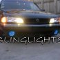 Blue Halo Angel Eye Fog Lamps Lights Kit For 1992-1999 Pontiac Bonneville SE SSE