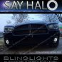 White Halo Fog Lamp Driving Light Kit LED Angel Eyes for 2011-2014 Dodge Charger
