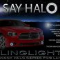 White Halo Fog Lamp Driving Light Kit LED Angel Eyes for 2011-2014 Dodge Charger
