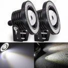 White LED Halo Fog Lamps Driving Lights Kit for 2016 2017 2018 Nissan Altima