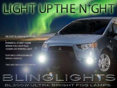 Xenon Fog Lamps Driving Lights Kit For 2009 2010 2011 2012 2013 Mitsubishi Colt