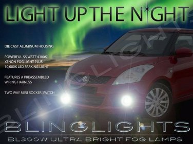 Xenon Halogen Fog Lamps Driving Lights for 2011-2019 Suzuki Swift Foglights