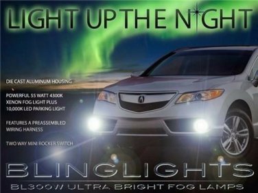 Xenon Halogen Fog Lamps Driving Lights Foglamps for 2013-2017 Acura RDX