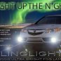 Xenon Halogen Fog Lamps Driving Lights Foglamps for 2013-2017 Acura RDX