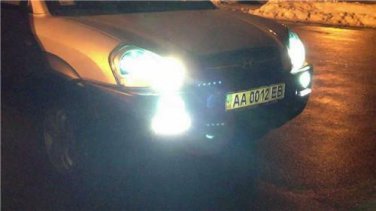 Xenon Fog Lamp Driving Light Kit for 04 05 06 07 08 2009 Hyundai Tucson