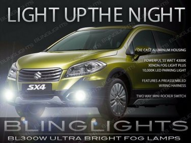 Xenon Halogen Driving Light Fog Lamp Kit for 2014 2015 2016 Suzuki SX4