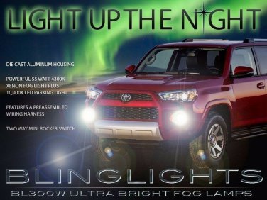 Xenon Halogen Fog Lamp Driving Light Kit for 2014-2017 Toyota 4Runner 14 15 16