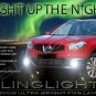 Xenon Halogen Fog Lamps Driving Lights for 2010-2013 Nissan Qashqai 2011 2012