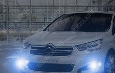 Non-Halo Fog Lamp Driving Light Kit For Citroen C4 L Citro&Atilde;&laquo;n Angel Eyes