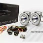 Blue Halo Fog Lamp Angel Eye Driving Lights for 2007-2017 Jeep Wrangler