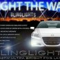 Xenon Halogen Fog Lamps Driving Lights + Harness Switch for 2011 2012 Honda CR-Z