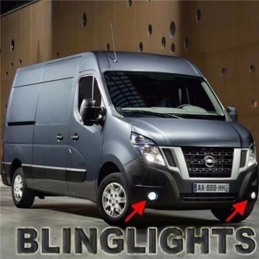 Non-Halo Fog Lamp Driving Kit + Harness for Nissan NV Cargo Passenger Van