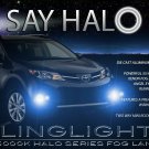White Halo Fog Lamp Light Kit for 2013-2015 Toyota Rav4 Foglamps Foglights