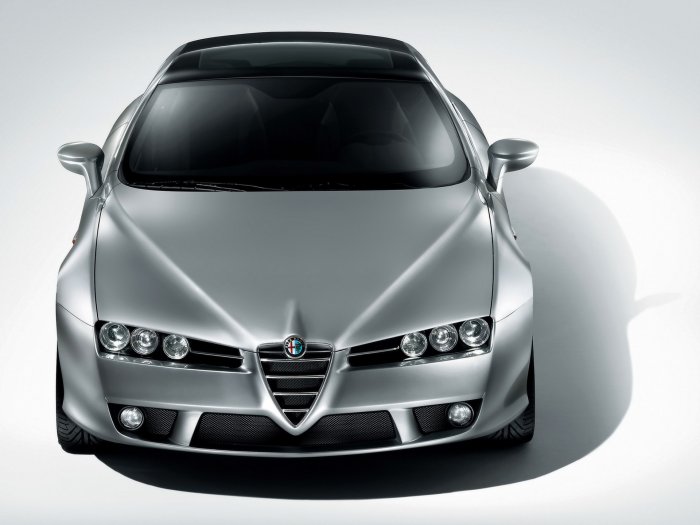 Alfa Romeo Brera Car Poster Print on 10 mil Archival Satin Paper 16" x 12"