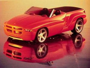 Dodge Sidewinder Car Poster Print on 10 mil Archival Satin Paper 16" x 12"