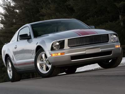 Ford Mustang Warriors in Pink Car Poster Print on 10 mil Archival Satin Paper 16" x 12""