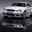 Mercedes CLK 63 Black Concept Car Poster Print on 10 mil Archival Satin Paper 16" x 12"