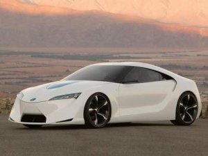 Toyota FT-HS Concept Car Poster Print on 10 mil Archival Satin Paper 16" X 12"