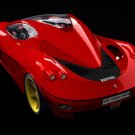 DGF Design Ferrari Aurea Berlinetta Car Poster Print on 10 mil Archival Satin Paper 16" x 12"