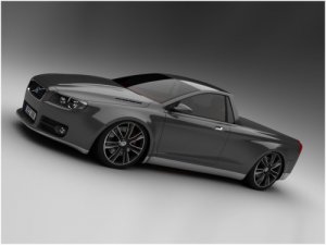 Volvo V70 Pickup Concept Truck Poster Print on 10 mil Archival Satin Paper 16" x 12"