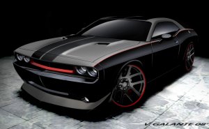 Dodge Mopar Underground Challenger Car Poster Print on 10 mil Archival Satin Paper 17" x 11"