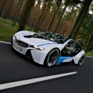 BMW EfficientDynamics Concept Car Poster Print on 10 mil Archival Satin Paper 16" x 12"