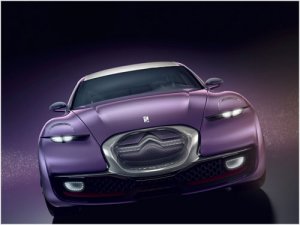 Citroen REVOLTe Concept Car Poster Print on 10 mil Archival Satin Paper 16" x 12"