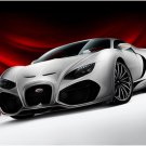Bugatti Venom Concept Car Poster Print on 10 mil Archival Satin Paper 16" x 12"