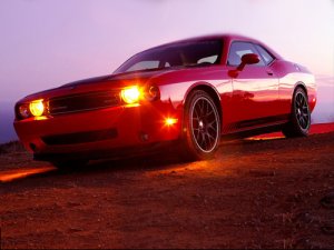 Speedfactory Dodge Challenger Car Poster Print on 10 mil Archival Satin Paper 16" x 12"