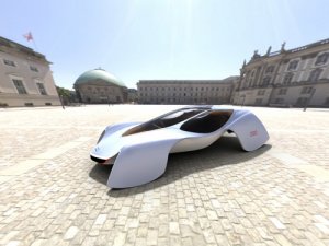 Audi Avatar Concept Car Poster Print on 10 mil Archival Satin Paper 16" x 12"