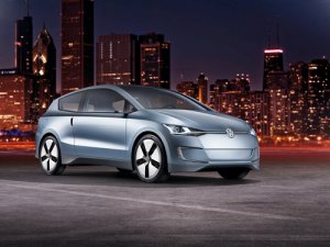 Volkswagen Up Lite Concept Car Poster Print on 10 mil Archival Satin Paper 16" x 12"