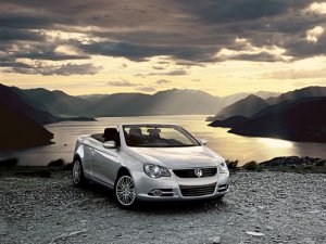 Volkswagen Eos 2010 Car Poster Print on 10 mil Archival Satin Paper 16" x 12"