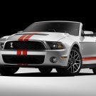 Ford Shelby GT500 Convertible 2011 Car Poster Print on 10 mil Archival Satin Paper 16" x 12""