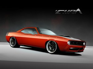 Racer X Design Cuda AAR 2010 Car Poster Print on 10 mil Archival Satin Paper 16" x 12"