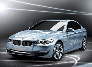 BMW 5-Series ActiveHybrid Concept Car Poster Print on 10 mil Archival Satin Paper 16" x 12"